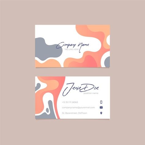 Art Business Cards, Graphic Design Business Card, Graphic Design Cards, Name Card Design, Business Card Design Inspiration, Visiting Card Design, Business Card Design Creative, Business Card Inspiration, 카드 디자인