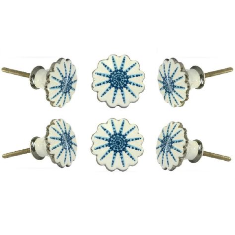 Trinca-Ferro Howden 40mm Novelty Knob Multipack & Reviews | Wayfair.co.uk Handmade Knobs, Starburst Design, Diy Plumbing, Decorative Knobs, Furniture Knobs, Summer Home, Ceramic Knobs, Cabinet Decor, Decorative Hardware