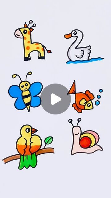 Creative Drawing for kids on Instagram: "Easy and Simple Drawing Using Numbers  #reels #art" Easy Drawings With Numbers, Drawing With Numbers Kids, Easy Quick Drawings, Cute Easy Drawings For Kids Simple, Drawing Using Numbers, Number Drawing For Kids, Step By Step Drawing For Kids, Simple Drawings For Kids, Drawing With Numbers