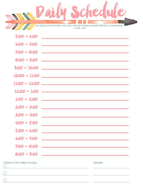 Download this free beautiful daily schedule and keep your To Dos on track. Homeschool Schedule Printable, Schedule Printable Free, Daily Calendar Template, Daily Schedule Printable, Daily Schedule Kids, Daily Routine Schedule, Planner Diario, Routine Printable, Daily Schedule Template