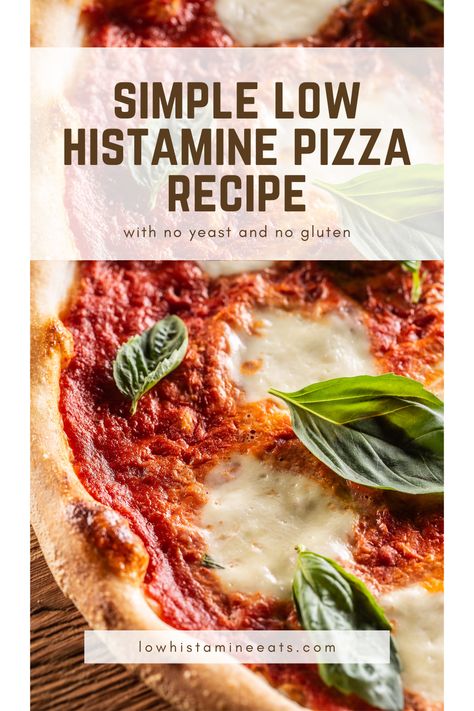 Low Histamine Pizza Sauce, Low Histamine Pizza, Histamine Intolerance Diet Recipes, Low Histamine Appetizers, Pizza Crust Recipe No Yeast, Low Histamine Dinner, Grain Free Pizza Crust Recipe, Paleo Pizza Dough, Grain Free Pizza Crust