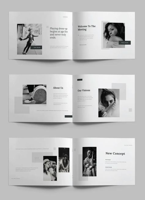 A5 Landscape Magazine Template. 30 Pages Booklet Design Landscape, A5 Magazine Layout, Landscape Magazine Design, Landscape Magazine Layout Design, Magazine Layout Design Landscape, Magazine Layout Landscape, A5 Booklet Design Layout, Elegant Magazine Layout, Landscape Magazine Layout