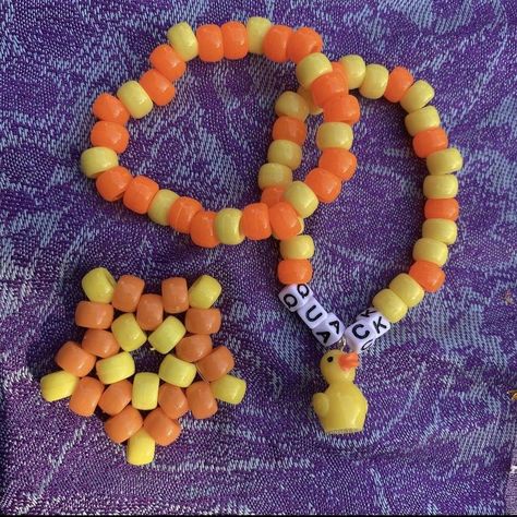 Kandi Necklace, Pony Bead Bracelets, Kandi Bracelets, Bead Bracelets, Pony Beads, Rubber Duck, Bracelet Set, Beaded Bracelets, Necklaces