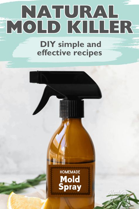 Need a natural mold remover? These DIY mold cleaner recipes are made from natural mold killers like tea tree oil and vinegar. Use these ideas to get rid of mold on leather, wood, and bathroom walls. Tea Tree Oil For Mold Removal, All Natural Mold And Mildew Cleaner, Mold Remover Bathroom Walls, How To Clean Mold Off Wood, How To Get Rid Of Mold On Wood, Natural Mold Killer, How To Get Rid Of Mold On Walls, Mold Remover Bathroom, Remove Mold From Wood