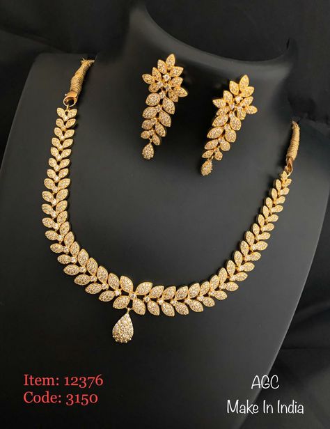 Unique Gold Jewelry Designs, Bridal Necklace Designs, New Gold Jewellery Designs, Modern Gold Jewelry, Pretty Jewelry Necklaces, Princess Jewelry, Handmade Gold Jewellery, Fancy Jewellery Designs, Gold Bridal Jewellery Sets