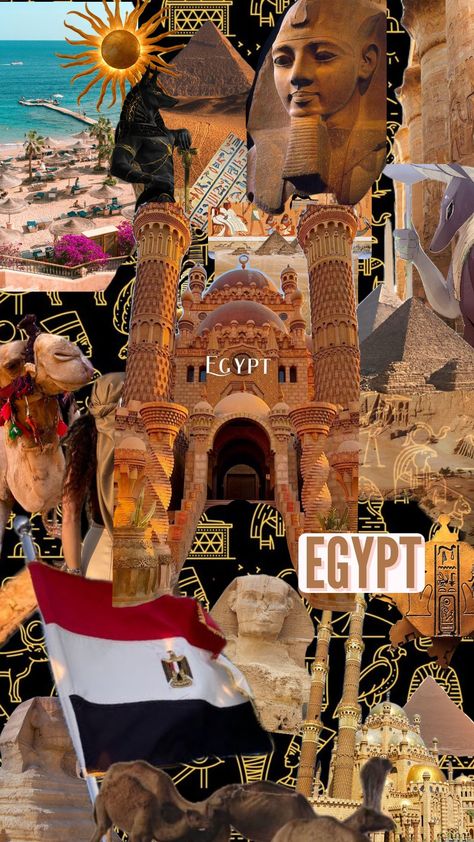 #egypt #vacation #country Egypt Wallpaper, Egypt Country, Egyptian Poster, Egypt Vacation, Egyptian Drawings, Egypt Aesthetic, Study Desk Decor, Travel Collage, Good Photo Editing Apps