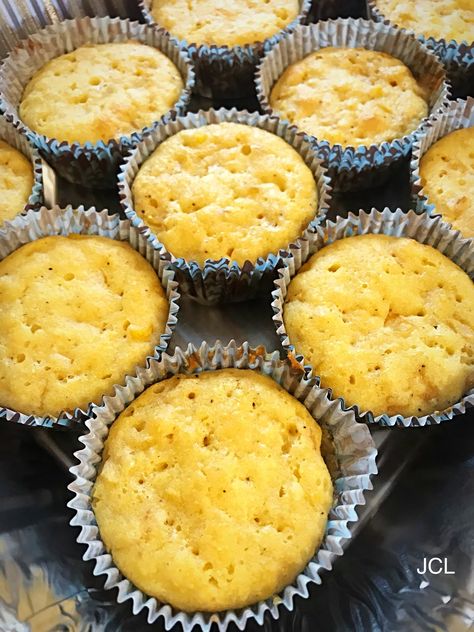 Corn Pudding Muffins by Julie's Creative Lifestyle Corn Pudding Muffins, Muffins Peanut Butter, Low Carb Salmon Patties, Corn Pudding Casserole, Hosting Party, Pecan Pie Brownies, Low Carb Salmon, Jiffy Cornbread Mix, Pie Brownies