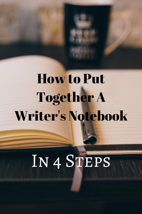 Learn how to put together a writer's notebook in four steps :) Writers Notebook Aesthetic, Kdp Books, Author Tips, Writers Notebook, A Writer's Life, Writing Notebook, Writing Journal, Writers Write, Book Writing Tips