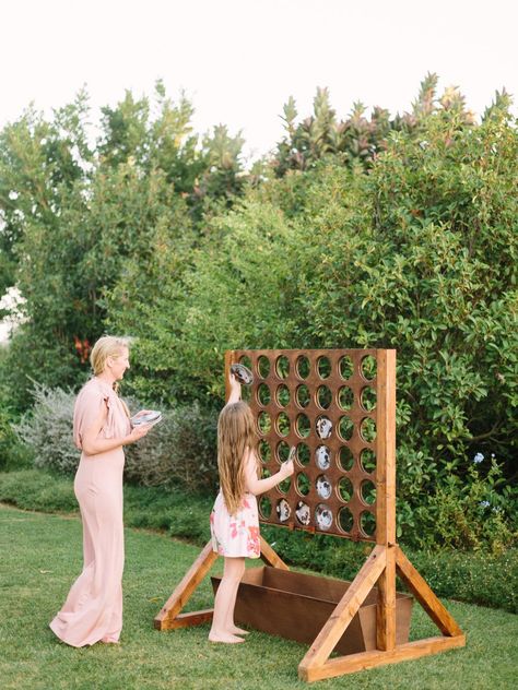 Photography: http://ashleyludaescher.com Poolside Reception, Wedding Yard Games, Garden Engagement Party, Garden Party Games, Wedding Reception Entertainment, Lawn Games Wedding, Wedding Reception Activities, Reception Games, Reception Activities