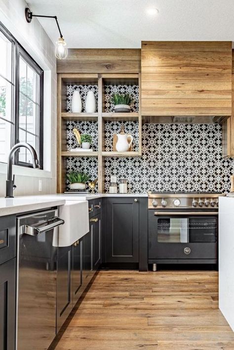 Kitchen Remodel Tips, Kitchen Trends, Stylish Kitchen, Kitchen Redo, Decor Minimalist, Counter Tops, Kitchen Remodel Idea, Kitchen Makeover, Kitchen Designs