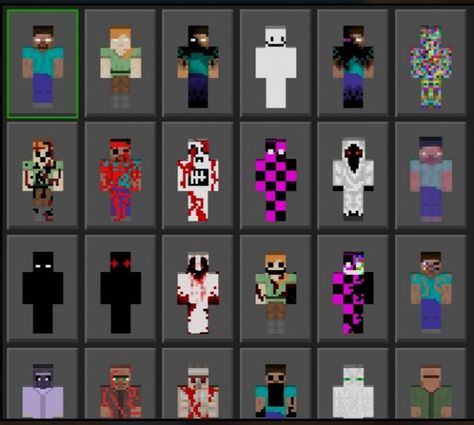 Minecraft Creepypastas/Legends Skin Pack | Minecraft Skin Packs Skin Packs Minecraft, Minecraft Skin Packs, Null Minecraft, Scary Myths, Minecraft Creepypasta, Minecraft Skins Blue, Minecraft Horror, Minecraft Herobrine, Entity 303