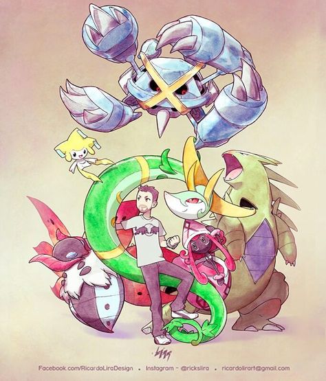 5,460 curtidas, 24 comentários - Ricardo Lira (@rickslira) no Instagram: “Anderson Pereira and his Pokémon team. Order for the trainer @andersonpss The waiting list for…” Drawing Friends, Pokémon Team, Pokemon Original, Pokemon Project, Mew And Mewtwo, Fanart Drawing, Pokemon Oc, Original Pokemon, Art Boy