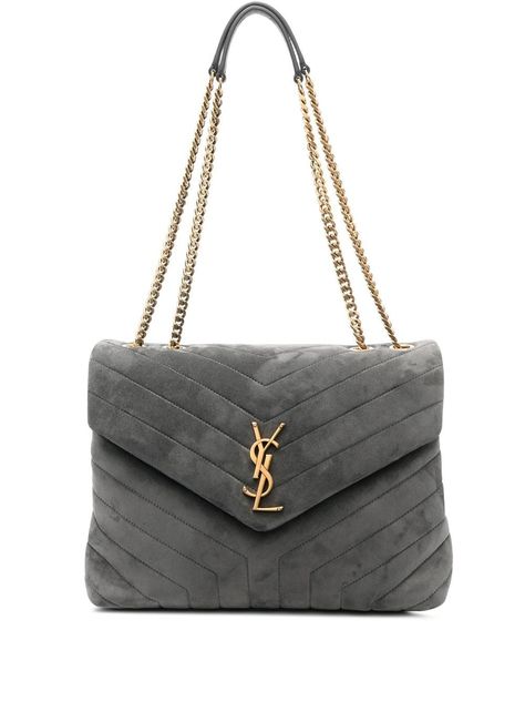 Saint Laurent, Fashion, Style , Outfit, Trendy, Clothing, Accessories, Wardrobe, OOTD, Street Style, Lookbook, Fashion Inspiration, Chic, Glamour, Designer Grey Ysl Bag, Chevron Logo, Accessories Wardrobe, Monogram Quilt, Grey Shoulder Bag, Large Leather Bag, Style Lookbook, Book Bags, Ysl Logo