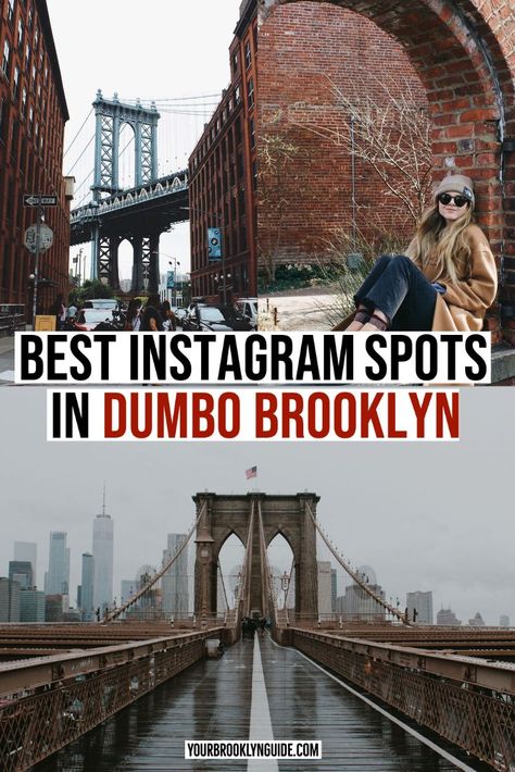 BEST INSTAGRAM SPOTS IN DUMBO BROOKLYN | nyc instagram spots | nyc instagram | nyc photography locations | new york city photography | brooklyn bridge photoshoot | brooklyn bridge photography | Brooklyn instagram pictures | things to do in Brooklyn | Brooklyn nyc travel guide | brooklyn guide | what to do in brooklyn | brooklyn bridge park | Brooklyn bridge picture ideas | places to visit in nyc | nyc travel guide | things to do in nyc #DUMBO #Brooklyn #NYC #BrooklynBridge Brooklyn Bridge Photoshoot, Brooklyn Bridge Picture Ideas, Places To Visit In Nyc, Brooklyn Bridge Pictures, Bridge Photoshoot, Brooklyn Guide, Brooklyn Photography, Nyc Travel Guide, Dumbo Brooklyn