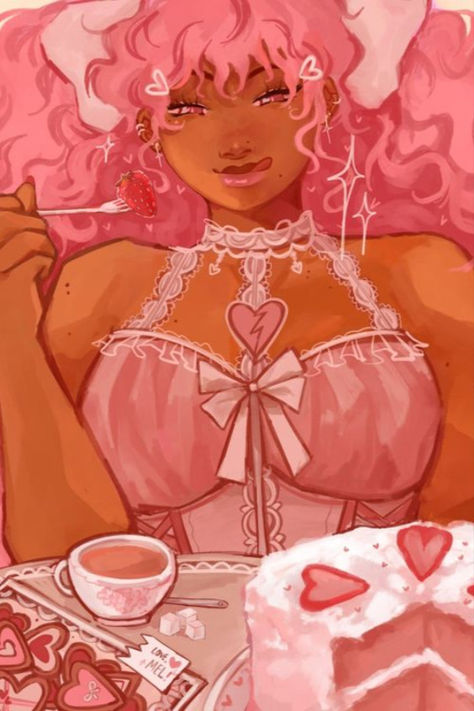 Pink Hair, On Twitter, Cake, Twitter, Hair, Pink, Art