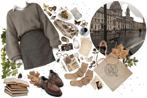 Paleontology Outfit, Academia Outfits, Outfit Shoplook, The Chic, School Outfits, Fashion Inspiration, Outfit Ideas, Polyvore, Quick Saves