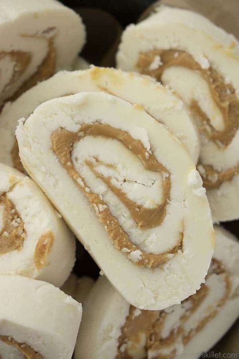 Peanut Butter Pinwheel Candy Without Potatoes, Peanut Butter Pinwheel Recipes, Peanut Butter Pinwheel Fudge, Peanut Butter Pinwheels Without Potatoes, Peanutbutter Pinwheels Recipe, Potato Candy Without Potato, Divinity Peanut Butter Roll, Potato Candy Recipe Simple, Peanut Butter Candy Recipe