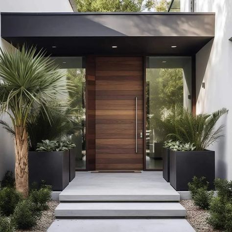 Door Designs ✨️ #door #doors #doordesigns #doordesigns #woodendoor #homedesignsdworld #fypシ゚viralシ2024fyp #explorepage #reelkrofeelkro #foodreview #eatingchallenge #dietfood #sonambajwa #ishankishan Exterior Foyer Entrance, Two Doors Entrance, Front Door Entrance Exterior, Front Porch Design Entrance, Front Door Ideas Entrance, Front Entrance Exterior, Entrance Doors Modern, House Entrance Design, Front House Design