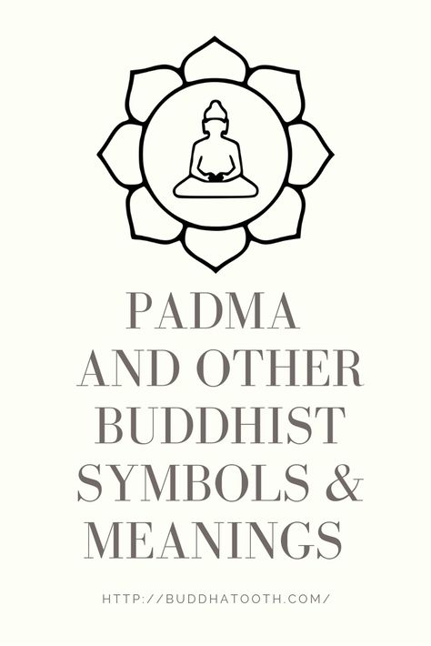 #padma #lotus #buddhistsymbolsmeaning Buddhist Symbols And Meanings, Symbols Meaning, Eight Auspicious Symbols, Tibetan Symbols, Symbols And Their Meanings, S Meaning, Tibetan Culture, Buddhism Symbols, Lucky Sign