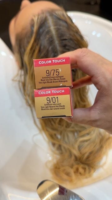 Wella Color Fresh Mask Caramel Glaze, Wella Caramel Glaze, 9.1 Hair Color, Warm Golden Blonde Hair, Loreal Hair Color Chart, Wella Formulas, Brown Hair Color Chart, Loreal Hair Color, Natural Ash Blonde