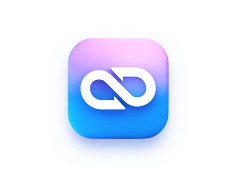 Infinity symbol-3d icon by WantLine on Dribbble 3 Symbol, Infinity Logo, 3d Icons, Infinity Symbol, Identity Design, Lululemon Logo, App Icon, Icon Design, Global Community