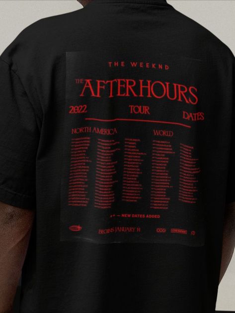 The Weeknd Clothes, The Weeknd T Shirt, Weeknd Merch, The Weeknd Merch, The Weeknd After Hours, Weeknd After Hours, Baggy Outfit Ideas, A$ap Rocky, Shirt Design Inspiration