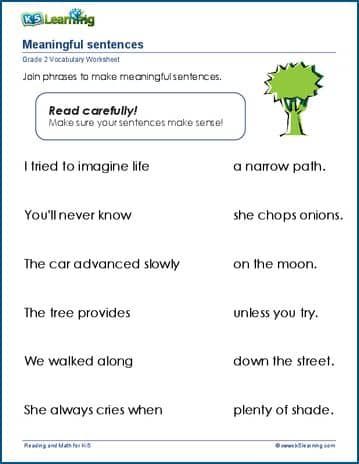 Sentence Making Worksheets, Sentence Making, Log Math, Worksheets Grade 2, Sentence Worksheet, Kindergarten Grammar, Classroom Layouts, Making Sentences, Complete Sentence