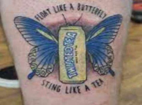 The National Tattoo, Tea Tattoo, Twisted Tea, 1000 Gifts, Float Like A Butterfly, Contest Winner, Brewing Tea, Giveaway Contest, Tattoo Photo