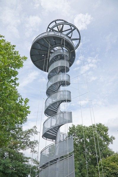 Spiral Architecture, Viewing Tower, Hessen Germany, Unusual Houses, Observation Tower, Toyo Ito, Lookout Tower, Genius Loci, Old Mansions