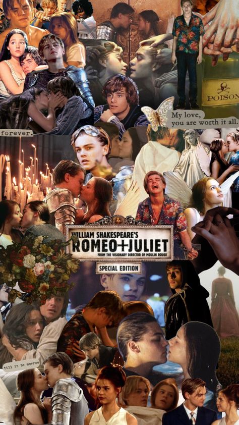 Romeo And Juliet Collage, Romeo And Juliet 1996 Wallpaper, Romeo And Juliet Aesthetic Wallpaper, Juliet Core, Gia Core, Romeo And Juliet Aesthetic, Romeo And Juliet Leonardo, Romeo + Juliet Aesthetic, Romeo And Juliet 1996