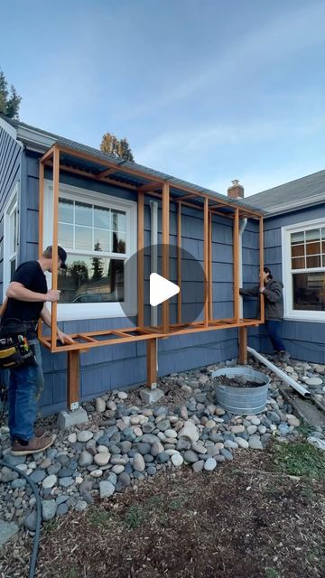 138K views · 5K likes | The Catio Company on Instagram: "What do you think of this elevated Catio? 🤔 Is the pet screen a purr-fect addition or do you prefer a more open and airy vibe? 🌞 This clever screen serves dual purposes: keeping bugs at bay and providing privacy from the outside world 🌎. Share your thoughts - should we screen it in or keep it open? 🐾💬
.
.
.
#catio #catios #catiosofinstagram #portlandcats #catsofportland #oregoncats #catsoforegon #cat #cutecats #catlover #catlife  #catstagram #catsofig #outbuilding #cathome #happycat #happycatclub #cats #meow #catshelter #construction #carpentry #woodworking #woodworker #wood #catfurnituredesign #catenclosures #catios #woodwork #carpentrylife" Catio Plans Diy, Diy Catios For Cats Outside, Catios Ideas For Cats, Catio Ideas Cat, Catio Cats, Catio Plans, Cat Homes, Cat Outside, Catio Ideas