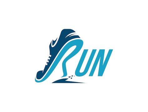 Fun Run Logo Design, Sport Logos Design, Sport Logo Ideas, Logo Sport Design Ideas, Runner Logo Design, Running Tshirt Design Ideas, Fun Run Logo, Run Club Logo, Running Logo Design