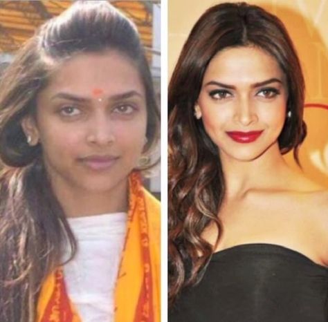 Photo Credit http://www.ibtimes.co.in/deepika-padukone-aishwarya-rai-bachchan-kareena-kapoor-khan-other-top-10-bollywood-actresses-615885 Bollywood Actress Without Makeup, Bollywood Poster, 90s Actresses, Embrace Natural Beauty, Deepika Padukone Style, Celebrity Plastic Surgery, Actress Without Makeup, Stylish Glasses, Sister Birthday