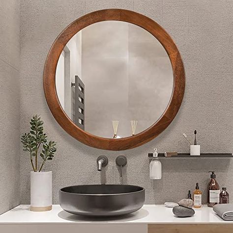 Walnut bathroom vanity