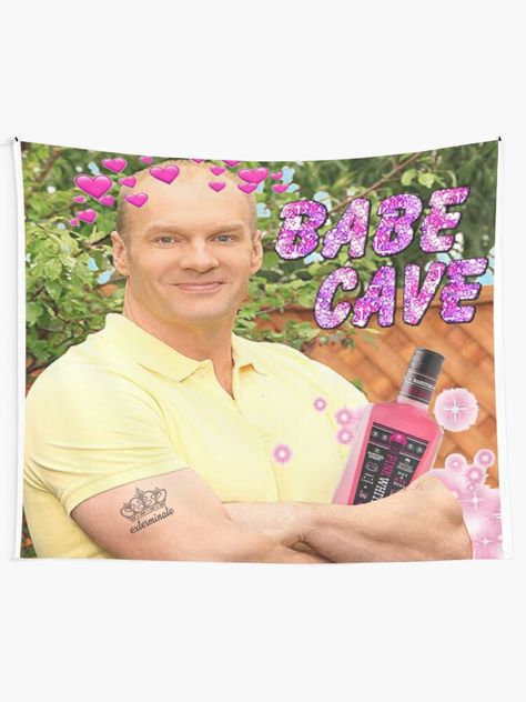 Babe Cave Tapestry, Funny Room Tapestry, Burtrum From Jessie Tapestry, Funny Dorm Tapestry, Funny Wall Tapestry, Funny Flags For Dorm Rooms, Tapestry Bedroom Funny, Weird Tapestry, Dorm Tapestry Ideas