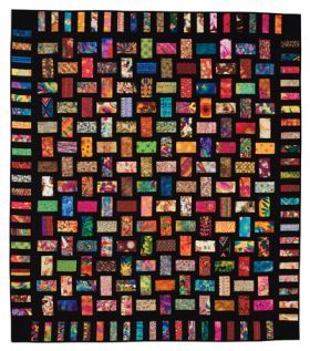 Martingale - Nickel Bricks Quilt ePattern Sashed Quilts, Brick Quilt, Mary Green, History Of Quilting, I Spy Quilt, Stained Glass Quilt, Charm Quilt, Tshirt Quilt, String Quilts