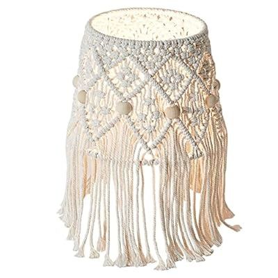 macrame table lamp shades - Google Search Macrame Table Lamp, Boho Lamp Shade, Lamps Boho, Boho Lamps, Bedroom Macrame, Lamps For Bedrooms, Macrame Lamp Shade, Macrame Lamp, Boho Lamp