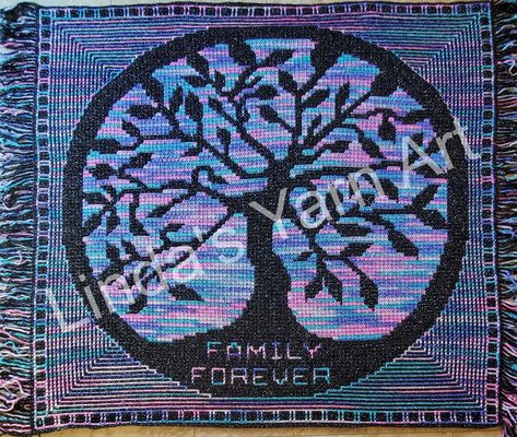 Tree Of Life Crochet, Mosaic Tree Of Life, Line Overlay, Mosaic Tree, Overlay Mosaic Crochet, Crochet Mosaic, Crochet Tree, Chic Crochet, Chic Chic