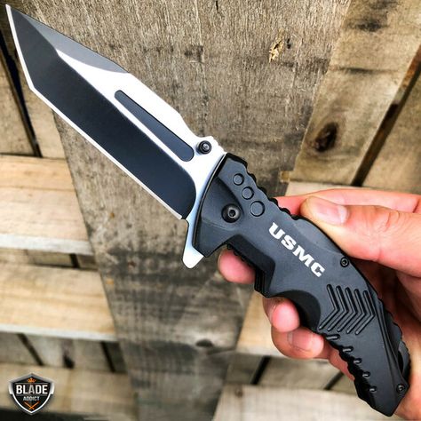 Tactical Pocket Knife, Knives Hunting, Military Knives, Military Marines, Pretty Knives, Glass Breaker, Bushcraft Knives, Folding Pocket Knife, Cool Knives