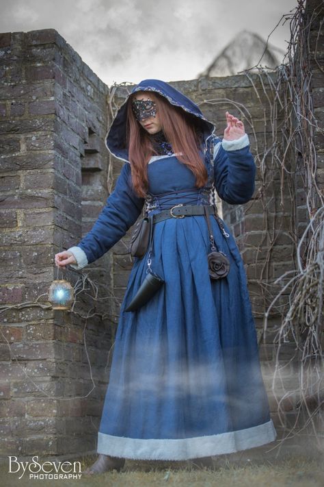 Blue Dress Costume, Ren Fair, Ren Fest, Fest Outfits, Fantasy Aesthetic, Costume Design, Blue Dress, Blue Dresses, Victorian Dress