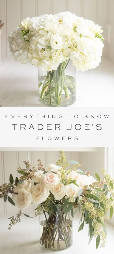 Table Top Flower Arrangements Simple, Trader Joe’s Flowers For Wedding, Fresh Floral Arrangements Diy, Winter Floral Arrangements Diy, Brunch Floral Arrangements, Grocery Store Flowers Arrangements, Arrange Grocery Store Flowers, Simple Floral Arrangements For Home, Daffodil Arrangements Floral Design