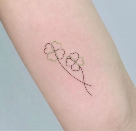 Forearm Word Tattoo, Moon Tattoo Wrist, Infinity Tattoo Designs, Shamrock Tattoos, La Tattoo, Clover Tattoos, Irish Tattoos, Cross Tattoo, Elegant Tattoos