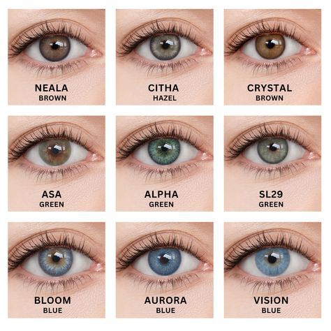 Your next eye color inspiration for the 𝑺𝒑𝒓𝒊𝒏𝒈 𝑽𝑰𝑩𝑬𝑺 🍀💚⁠ ⁠Which is your fave? I'd say all. 😍⁠ ⁠ 𝐅𝐢𝐧𝐝 𝐦𝐨𝐫𝐞 𝐢𝐧𝐬𝐩𝐢𝐫𝐚𝐭𝐢𝐨𝐧 𝐯𝐢𝐚 𝐥𝐢𝐧𝐤 𝐢𝐧 𝐛𝐢𝐨⁠ ----------⁠ #naturallens #springmakeup #coloredcontacts #coloredlenses Almond Eye Makeup, Eye Lens Colour, Fall Makeup Trend, Beautiful Eyes Color, Wedding Makeup Tutorial, Bridal Eye Makeup, Eye Lens, Natural Eyeshadow, How To Apply Blush