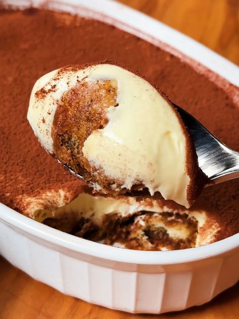 Single-Serve Tiramisu - by Carolina Gelen - SCRAPS Coffee Desserts, Best Lasagna Recipe, Small Batch Baking, Tiramisu Dessert, Oven Recipe, Single Serve Desserts, Tiramisu Recipe, Chocolate Recipe, Cooking For One