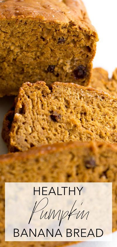 Healthy Pumpkin Banana Bread, Healthy Pumpkin Bread, Pumpkin Banana Bread, Pumpkin Banana, Sugar Pumpkin, Healthy Banana Bread, 140 Pounds, Banana Healthy, Healthy Pumpkin