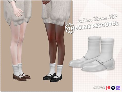 The Sims Resource - Mary jane with socks Female Sims Cc Mary Janes, Sims 4 Cc Flats Shoes, Stocking Sims 4 Cc, Sims 4 Frilly Socks, Frilly Socks Sims 4 Cc, Sims 4 Cc Cottagecore Shoes, Sims 4 Ruffle Socks, Sims 4 Ballet Flats, Sims 4 Lace Socks