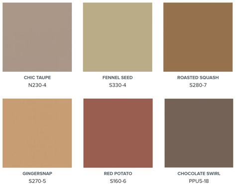 Gathered Goods - Colorfully BEHR Earth Tone Paint Colors, Behr Color Palettes, Fall Paint Colors, Earth Tones Paint, Painted Earth, Earth Tone Color Palette, Autumn Color Palette, Behr Colors, Behr Paint Colors