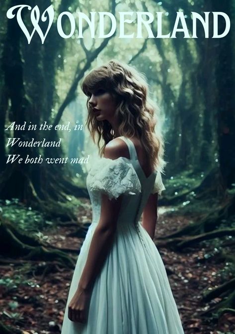 Wonderland Taylor Swift, Estilo Taylor Swift, Taylor Swift Music, Taylor Swift Posters, Taylor Swift Funny, Taylor Swift 1989, Taylor Swift Album, Taylor Swift Wallpaper, Taylor Swift Songs