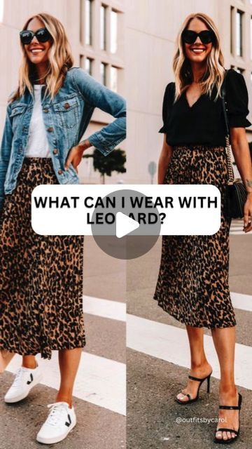 Unleash your wild side with leopard print! 🐆✨  In this reel, I'll show you how to style and incorporate leopard print pieces into your wardrobe for a chic, stylish look. From bold statements to subtle accents, discover versatile outfit ideas that make this trendy pattern pop.   Watch now for your fashion inspiration!  #leopardprint #styletips #fashioninspo #leopardprinteverything #leopardprints Leopard Print Skirt Outfit, Leopard Skirt Outfit, Bold Statements, Leopard Print Skirt, Leopard Skirt, Versatile Outfits, Print Skirt, Outfits Ideas, How To Style