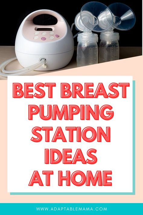 Pumping Organization Kitchen, Organize Pumping Supplies, Breastpump Organization, Bottle And Pump Organization, Pumping Station Cart, Pumping Set Up, Pumping Station Organization, Pump Parts Organization, Breast Pump Storage Ideas